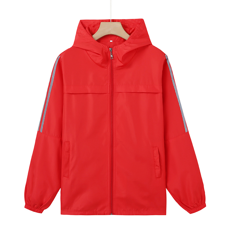 復合反光風衣，250g75D記憶復合布運動反光風衣wj1-952